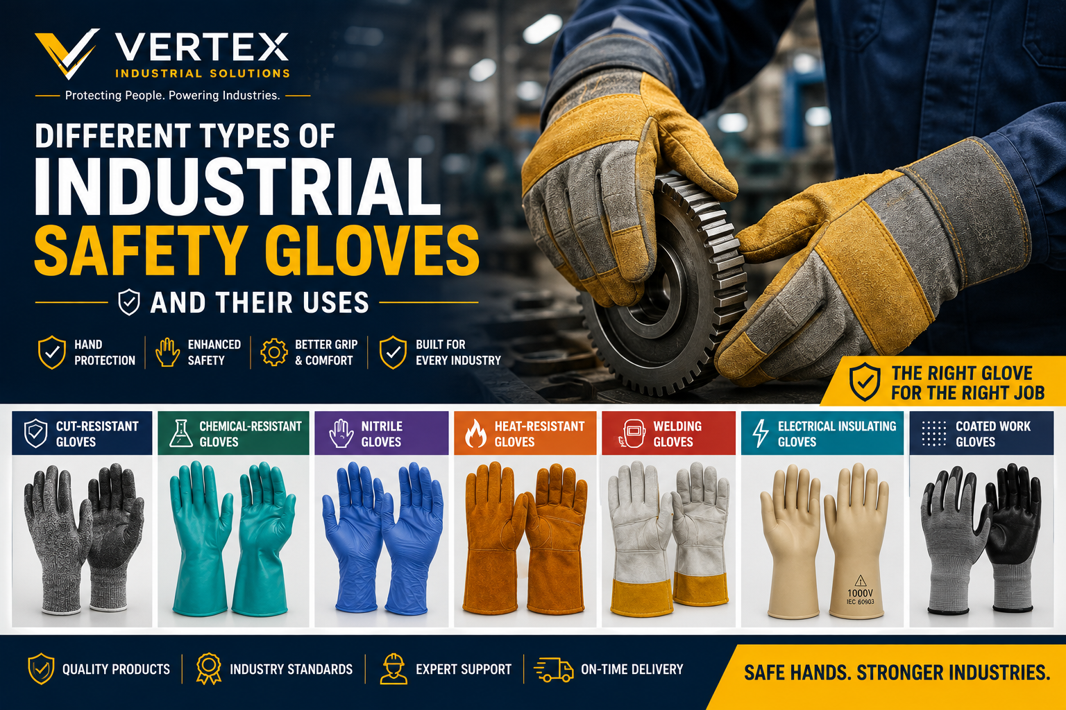 industrial safety gloves supplier